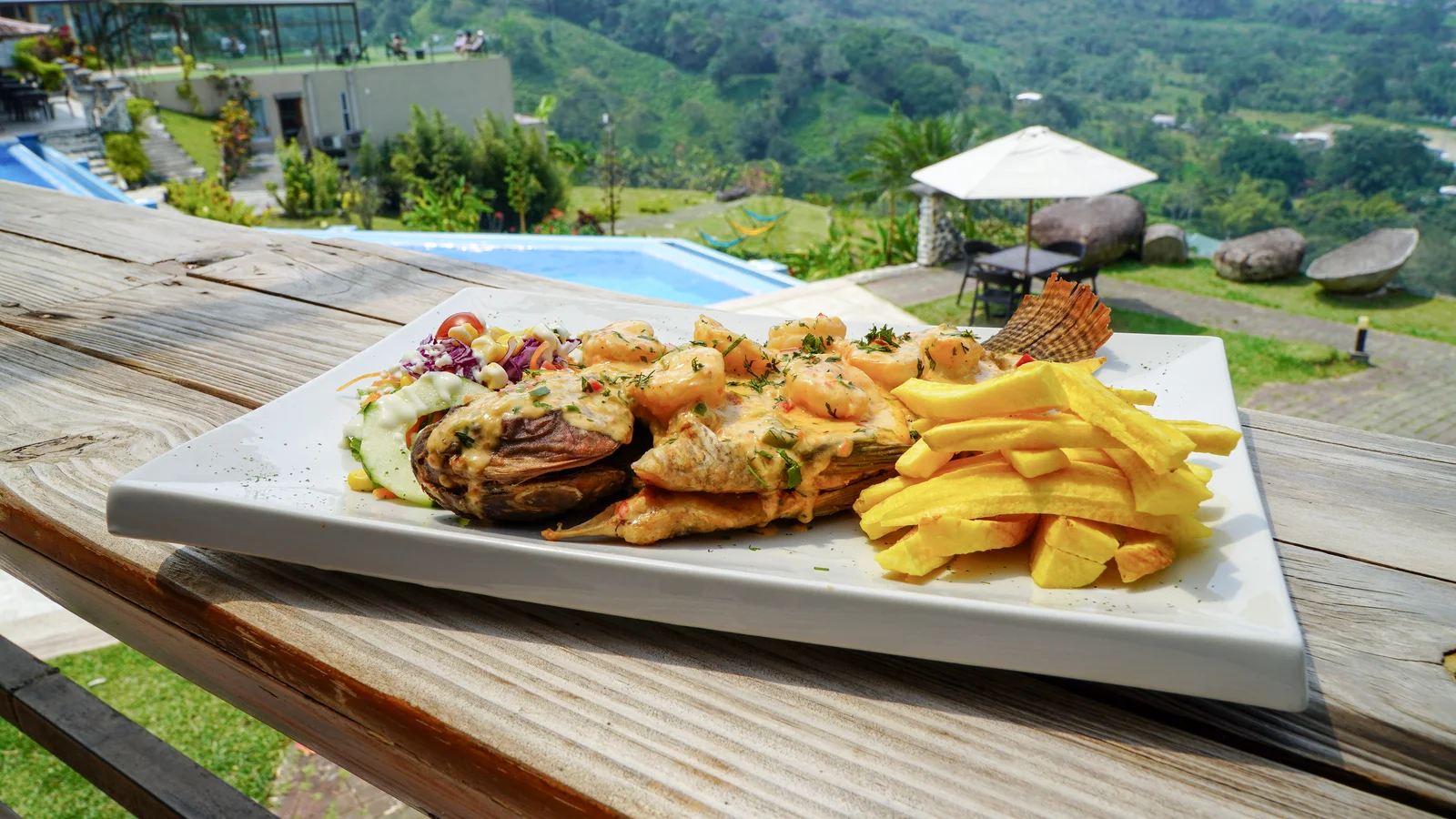 Ayampaco y Tilapia